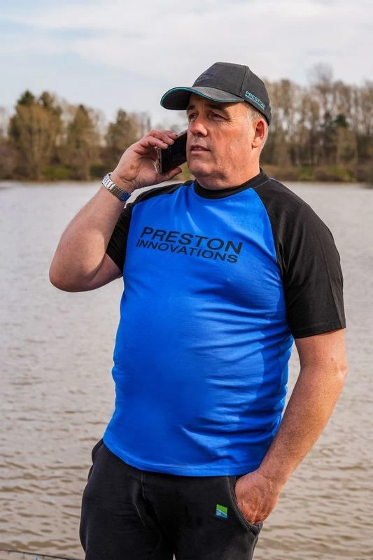 Preston Innovations Lightweight Blue Raglan T-Shirt